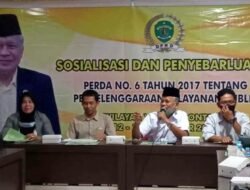Kadir Tappa Sosialisasi Perda Penyelanggaraan Pelayanan Publik