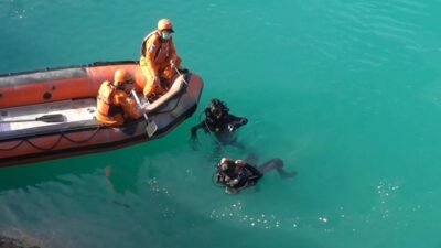 Korban Kolam Eks Galian Tambang Mengambang dari Dasar Kolam