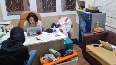 Siskaeee diperiksa di Polda DIY, Sleman, Senin (6/12/2021). (dok Polda DIY)