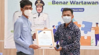 PWI Bontang Terima Penghargaan, Aktif Tingkatkan SDM Wartawan