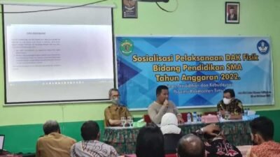 Disdikbud Kaltim Sosialisasi Pelaksanaan Dana Alokasi Khusus Fisik 2022