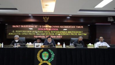 Pemprov Kaltim Terima Laporan Reses Dewan, Aspirasi Masyarakat Bakal Segera Diklasifikasi