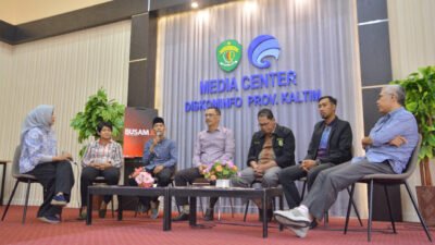 Kampanyekan Perangi Hoaks, Diskominfo Kaltim Gelar Podcast Bareng KPID