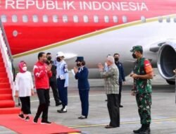 Gubernur Isran Noor Sambut Kedatangan Presiden Jokowi di Benua Etam