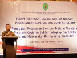 Penajaman Program Prioritas, Disperindagkop Kaltim Gelar Forum Perangkat Daerah