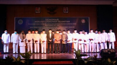 Gubernur Kaltim Isran Noor dalam pengukukan MUI Kaltim periode 2021-2026. (Dok Pemprov Kaltim)