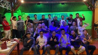 Persatuan Wartawan Indonesia (PWI) Bontang menggelar buka puasa bersama (bukber), Jumat 15 April 2022. (PWI Bontang)