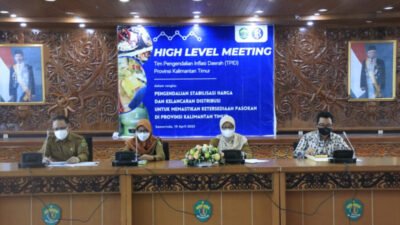 Jelang Idulfitri, Sekprov Gelar High Level Meeting TPID Kaltim