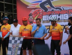 Wagub Kaltim Lepas Lomba Bhayangkara Eksibisi Goes To Sam-Bal 2022