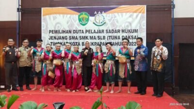 Pemilihan Duta Pelajar Sadar Hukum untuk generasi muda Balikpapan. (Istimewa)