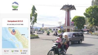 Aceh Diguncang Gempa M 5,1, Warga Berhamburan ke Jalan
