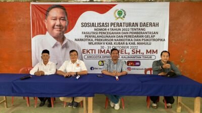 Sosialisasi Perda Kaltim 4/2022 di Kecamatan Bongan, Ekti Imanuel Dorong Terbentuknya Desa BERSINAR