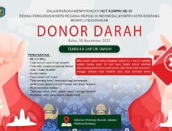 Meriahkan HUT KORPRI, Aji Erlynawati: Yuk Donor Darah! Buktikan Cintamu pada Sesama