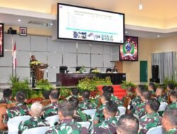 Kunjungi Korem 091/ASN, Pangdam Tekankan Soal Integritas