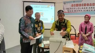 Badan Kepegawaian dan Pengembangan Sumber Daya Manusia (BKPSDM) Kota Bontang melaksanakan ceremony dimulainya penyusutan melalui pemusnahan arsip dengan JRA di bawah 10 tahun. (ist)