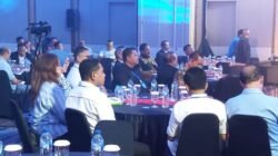 Dalam rangka menghadiri acara Munas Persatuan Bola Voli Seluruh Indonesia, jajaran pengurus PBVSI Kaltim ikut hadir pada acara tersebut. (ist)