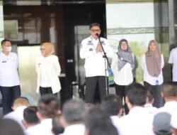 Apel Gabungan Pemkot Bontang Wali Kota Beri Arahan