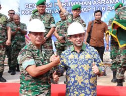 Wagub dan Danrem Letakkan Batu Pertama Perumahan Tipe K