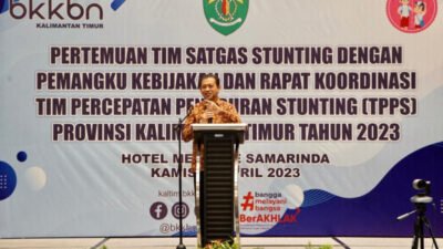 Wakil Gubernur Kaltim Hadi Mulyadi membuka Pertemuan Satuan Tugas (Satgas) Stunting