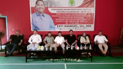 Ekti Imanuel Sosialisasikan Perda Kaltim tentang Pemberantasan Narkotika di Penyinggahan