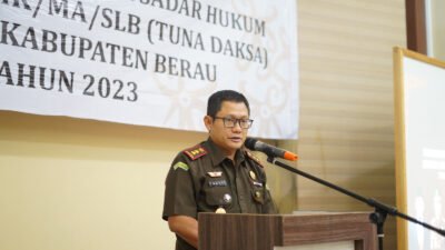 Jaring Duta Pelajar di Berau, Hari Wibowo: Generasi Muda Harus Diberi Pemahaman Hukum