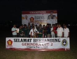 Taklutkan Jengan FC Lewat Drama Adu Penalti, Manurung FC Sukses Angkat Piala Gerindra Cup 2