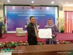 Jalin Sinergi, BPSDM Kaltim dan BKPSDM Bontang Evaluasi Pasca Latsar CPNS 2023