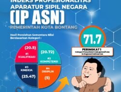 Indeks Profesionalitas ASN Pemkot Bontang Melejit, Terbaik di Kalimantan
