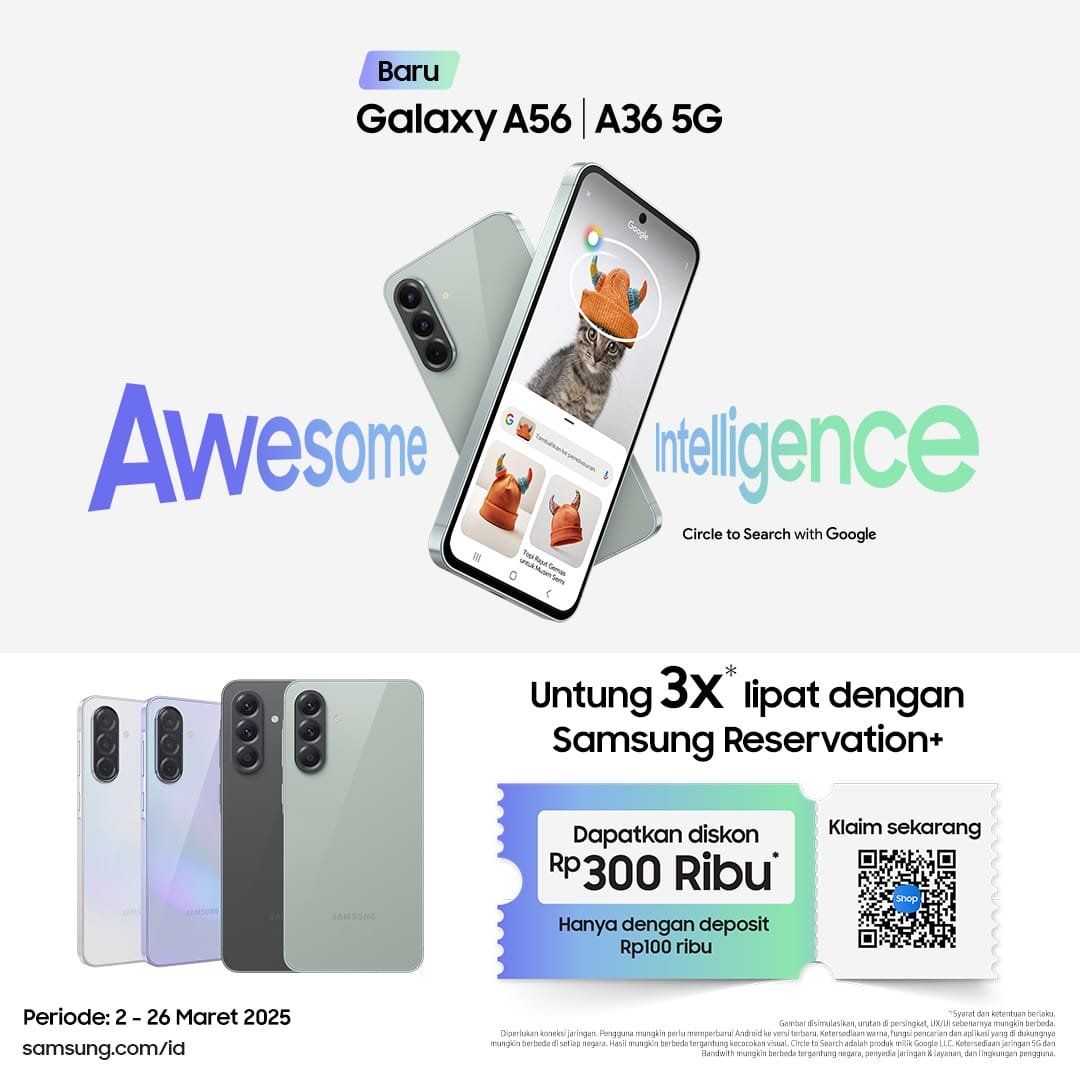 Fitur Andalan Samsung Galaxy A36 5G: Gaming Tanpa Lag, AI, Kamera Ultra-Wide