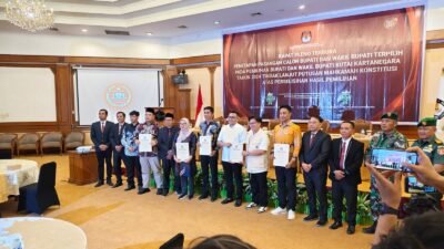 Sah! Aulia-Rendi Ditetapkan Sebagai Pemenang PSU Pilkada Kukar