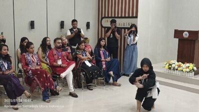 Siswa SMK 3 Samarinda Unjuk Kompetensi Hadapi Delegasi EBIFF 2025 Asal India