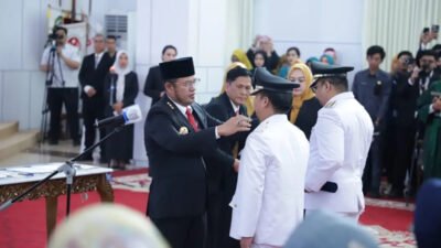 Gubernur Kaltim Lantik Bupati Kukar: Ingatkan Gerak Cepat dan Kolaborasi Pembangunan