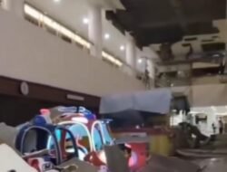 Usai Kebakaran, Plafon Big Mall Samarinda Ambruk