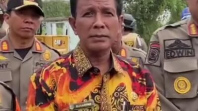 Satpol PP Kaltim Bongkar Bangunan Liar di Eks Bandara Temindung