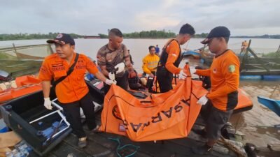 Sungai Mahakam Makan Korban, Dua Korban Tenggelam Ditemukan Meninggal Dunia